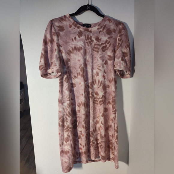 Pink Tie-Dye Dress Size XL - Picture 1 of 5